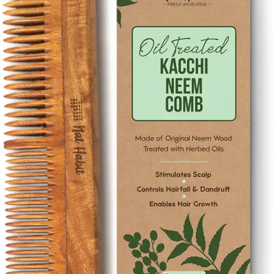 Wood Neem Comb